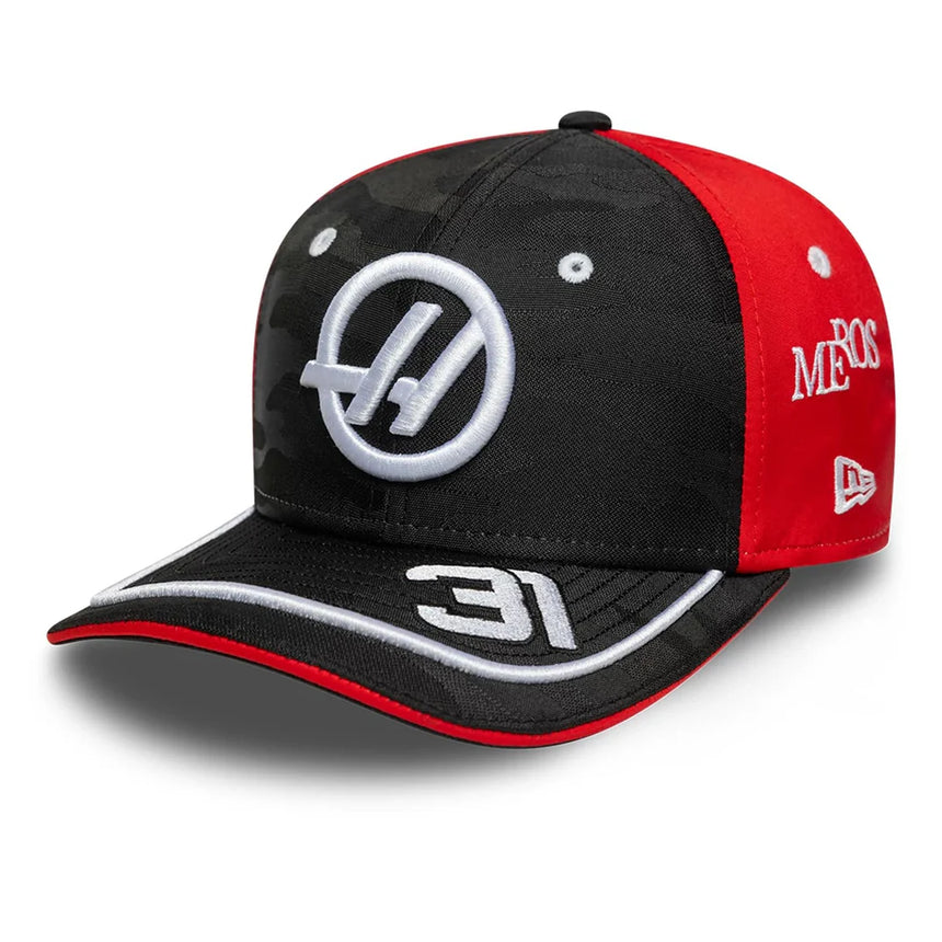 Gorra de béisbol Haas F1 para niños, Esteban Ocon, New Era, 9SEVENTY SS, negra 🔥