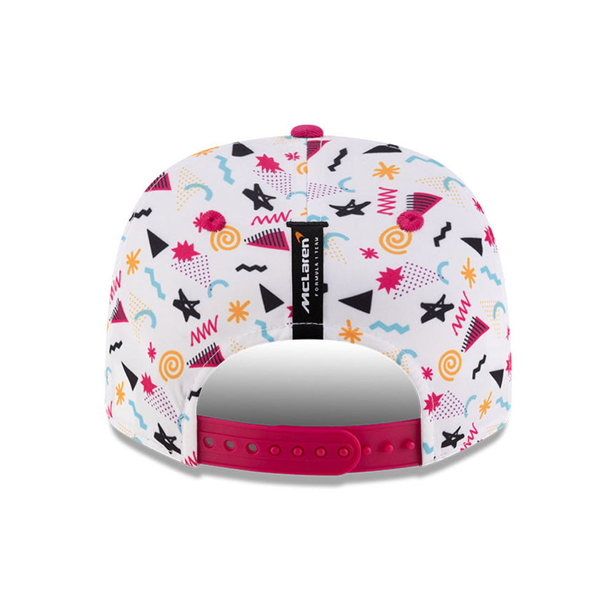 McLaren Baseball Cap, Miami, Oscar Piastri, New Era, 9SEVENTY SS, White 🔥