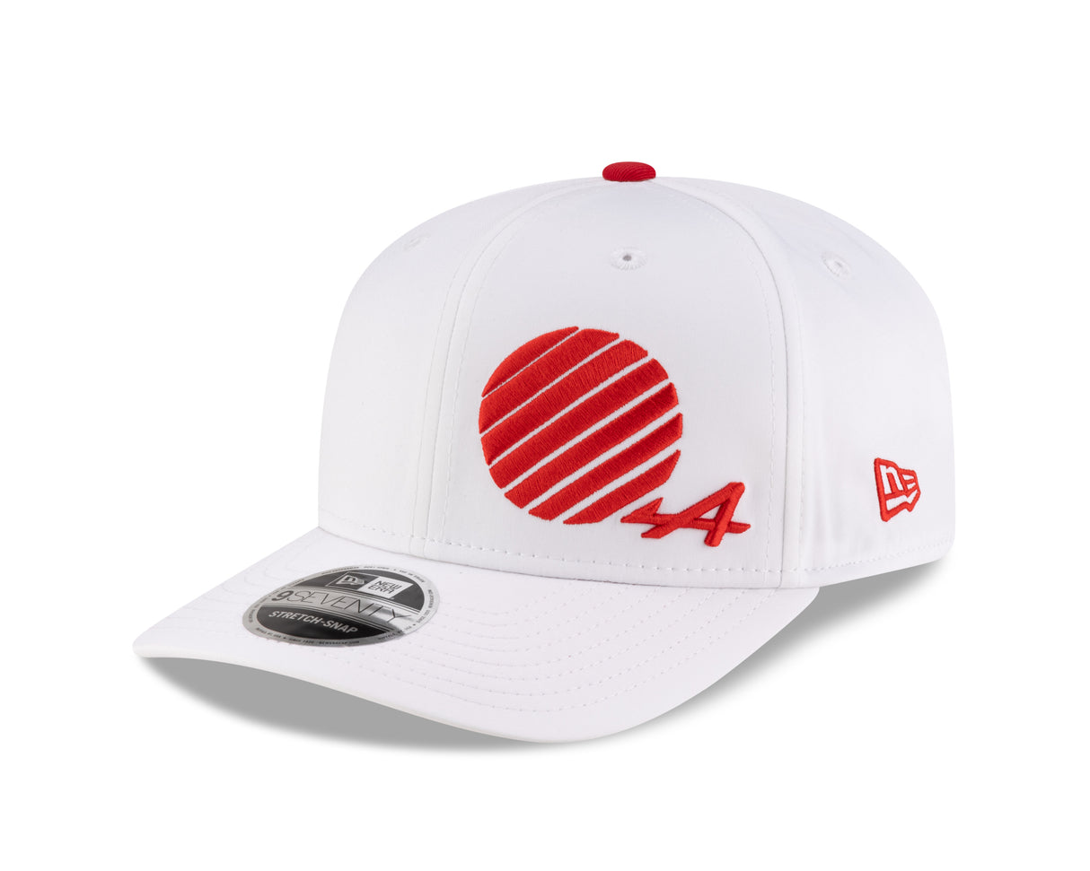 Alpine Baseball Cap, Japan SE, New Era, 9SEVENTY, White š„