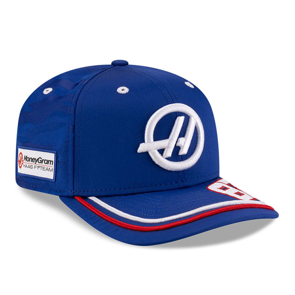 Gorra de béisbol Haas F1, Silverstone, Oliver Bearman, New Era, 9SEVENTY SS, Multicolor 🔥