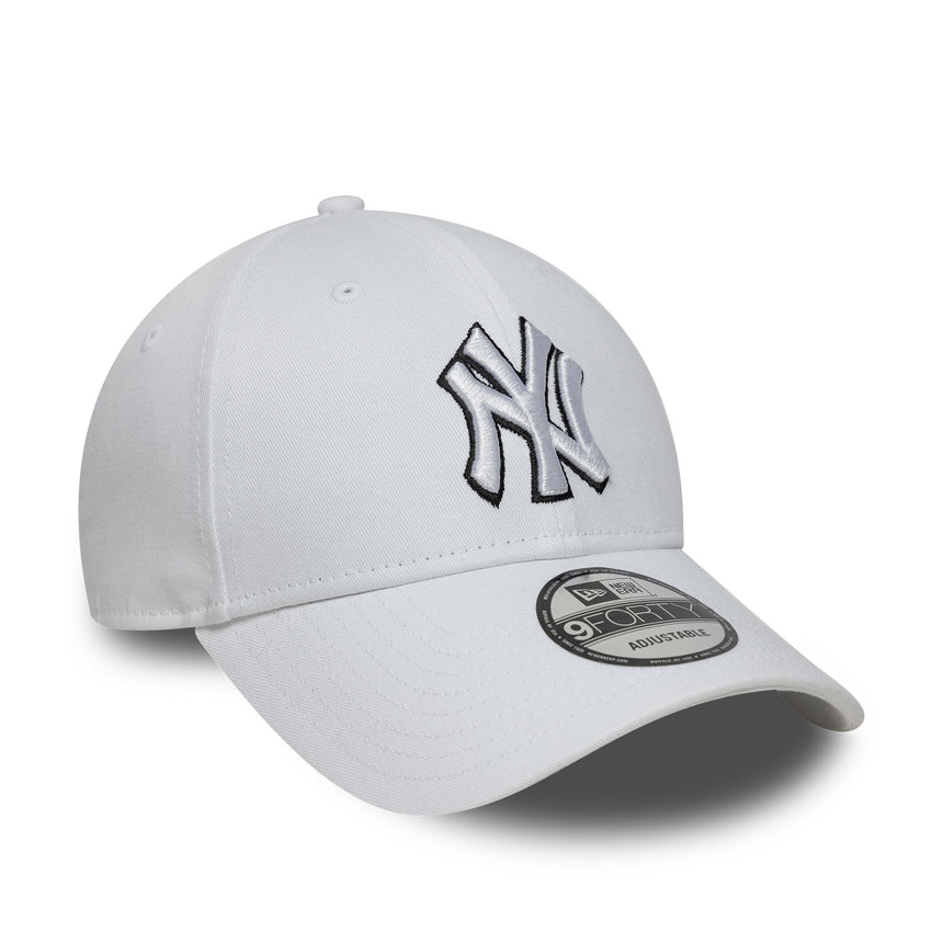 New York Yankees cap, New Era, 9FORTY, white