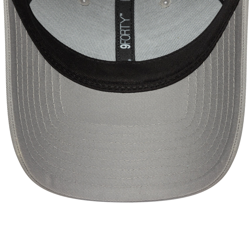 New York Yankees cap, New Era, 9FORTY, pop outline, grey