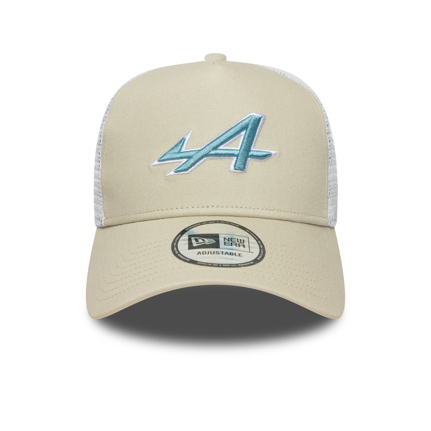 Alpine cap, trucker, seasonal, New Era, 9FORTY, cream