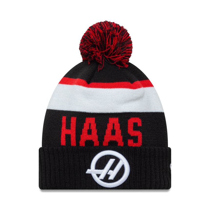 Haas beanie, wordmark, New Era, multicolour