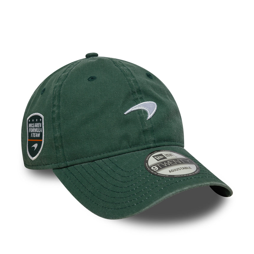 Mclaren cap, washed, New Era, 9TWENTY, green