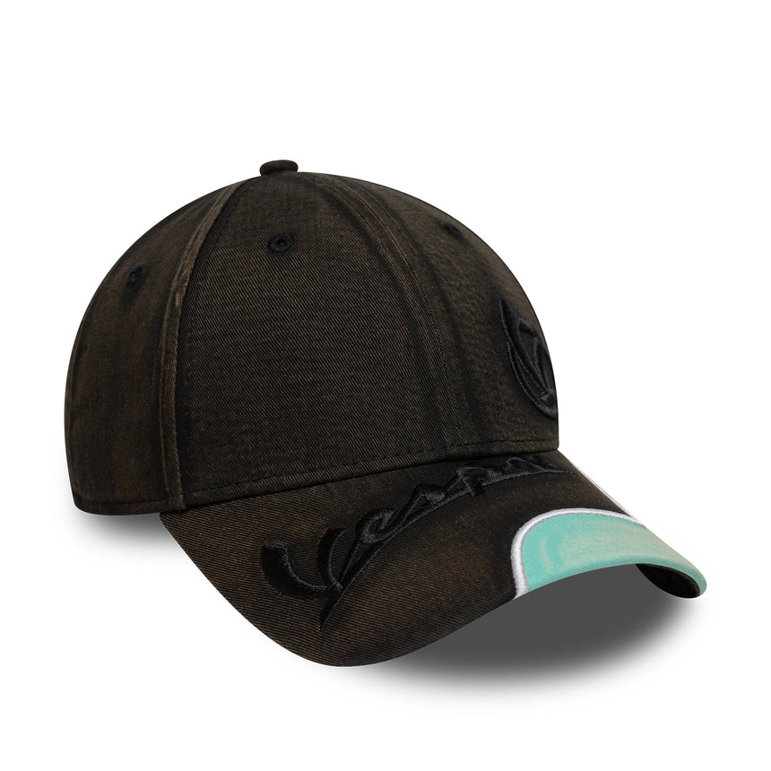 Vespa cap, distressed, New Era, 9FORTY, black