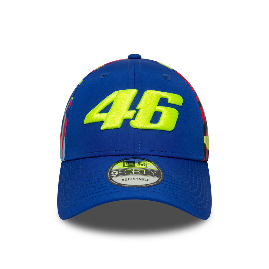 Valentio Rossi #46 cap, VR46, fan, New Era, 9FORTY, multicolour