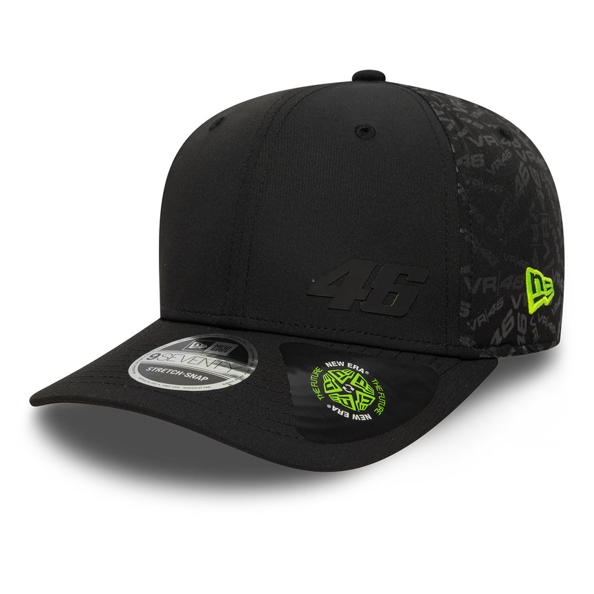 Valentio Rossi #46 cap, VR46, flawless, New Era, 9SEVENTY, black