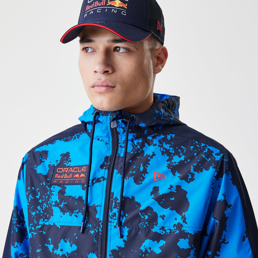 Red Bull Racing jacket, windrunner, New Era, camoflauge, blue