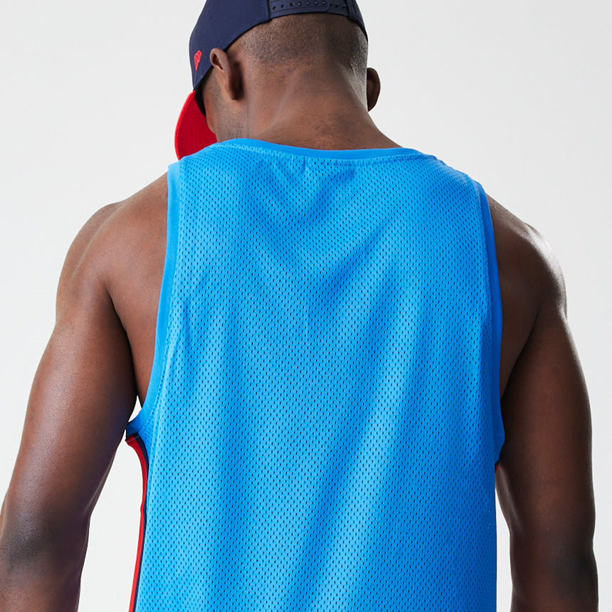 Red Bull Racing sleevless t-shirt, New Era, baseketball mesh, blue