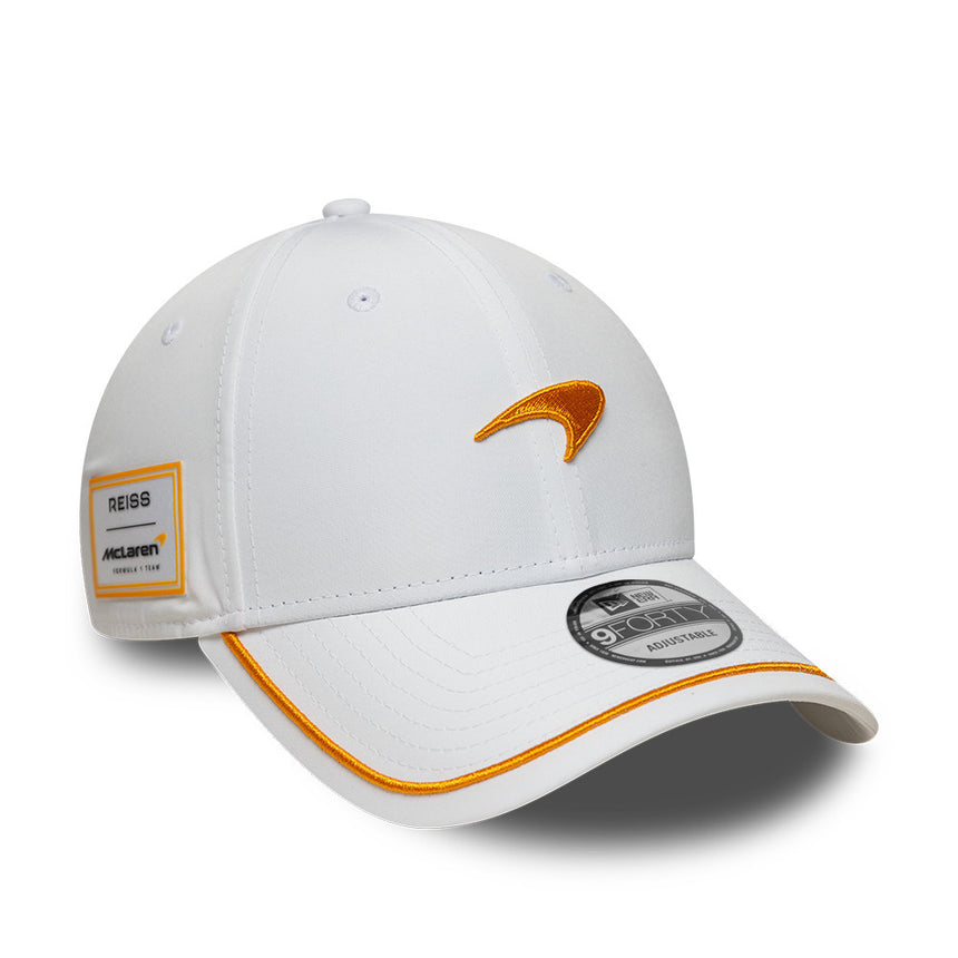 McLaren cap, seasonal, New Eram 9FORTY, white