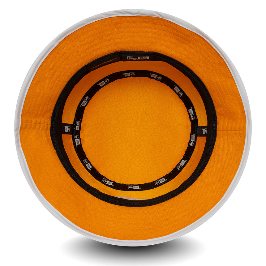 McLaren x Reiss bucket hat, seasonal, tapered, New Era, 9FORTY, orange