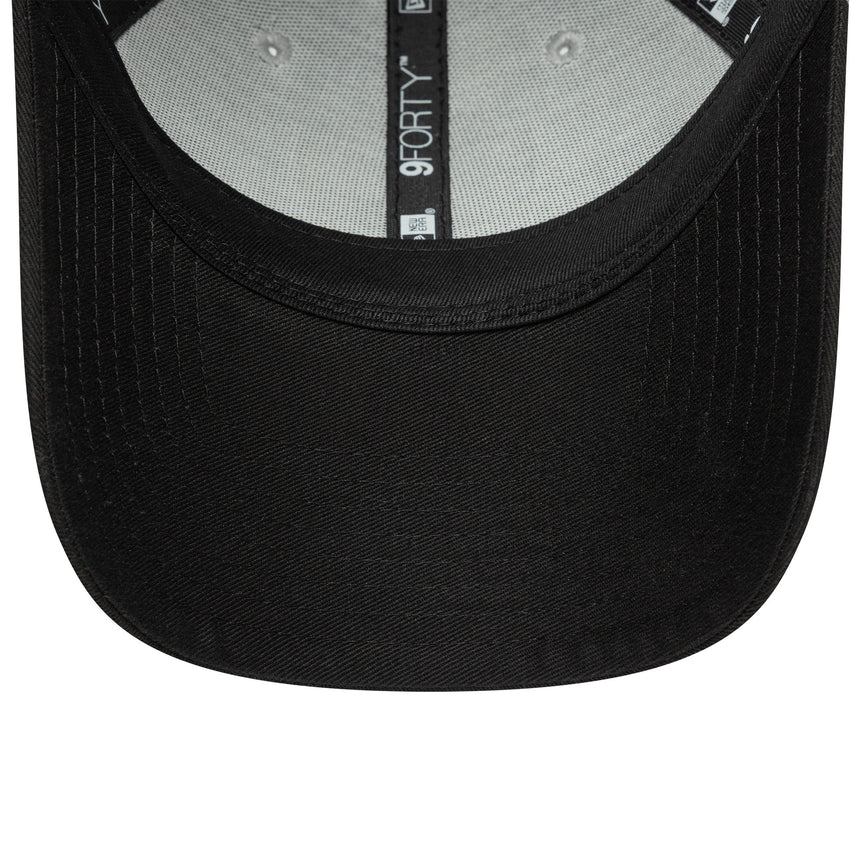 Las Vegas Raiders cap, dual-tone pin, New Era, 9FORTY, side-patch, black-white