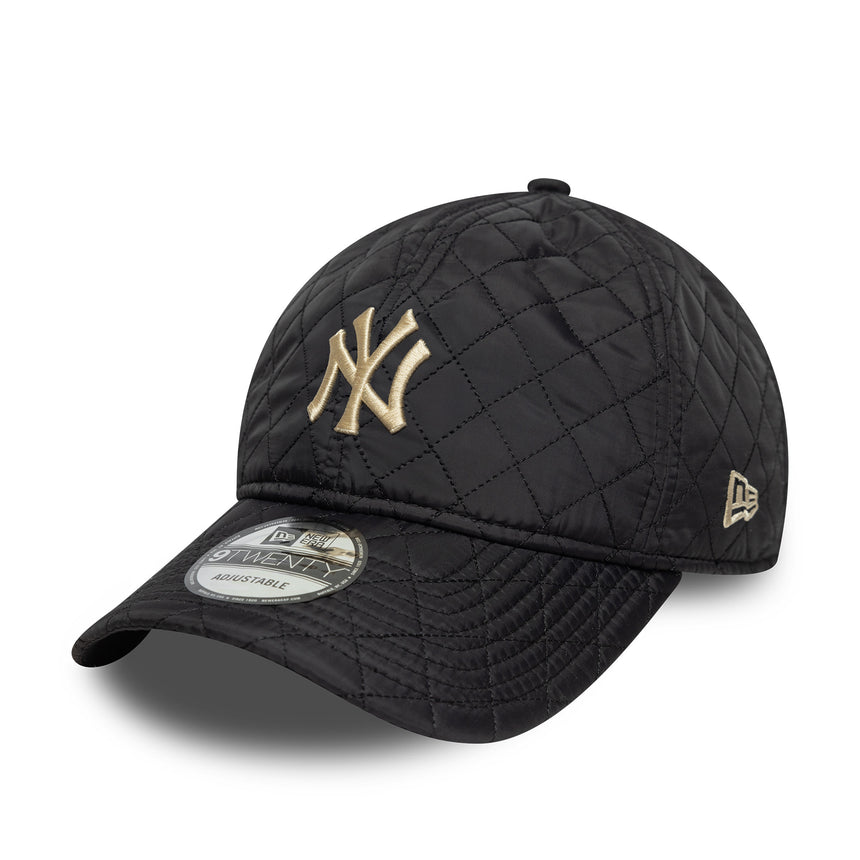 New York Yankees cap, quilted, New Era, 9TWENTY, black, gray