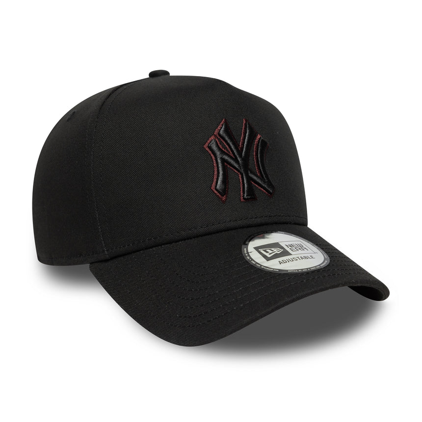 New York Yankees cap, outline pin, New Era, 9FORTY, black