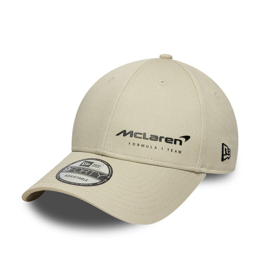 McLaren cap, essential, New Era, 9FORTY, cream
