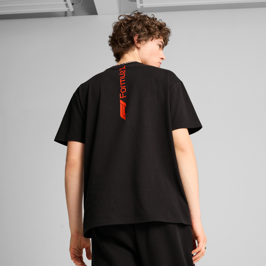 F1 graphic t-shirt, Puma, Essetial+, relaxed fit, black š„