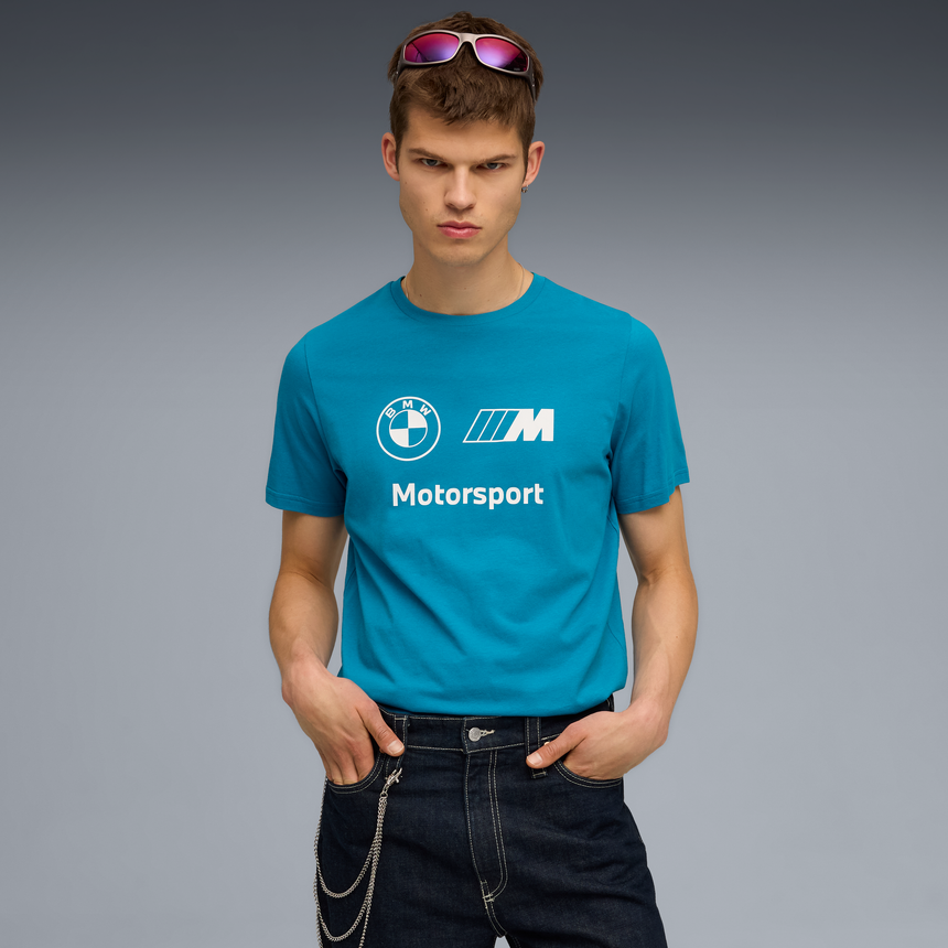 BMW logo t-shirt, Puma, Essential, MMS, blue š„