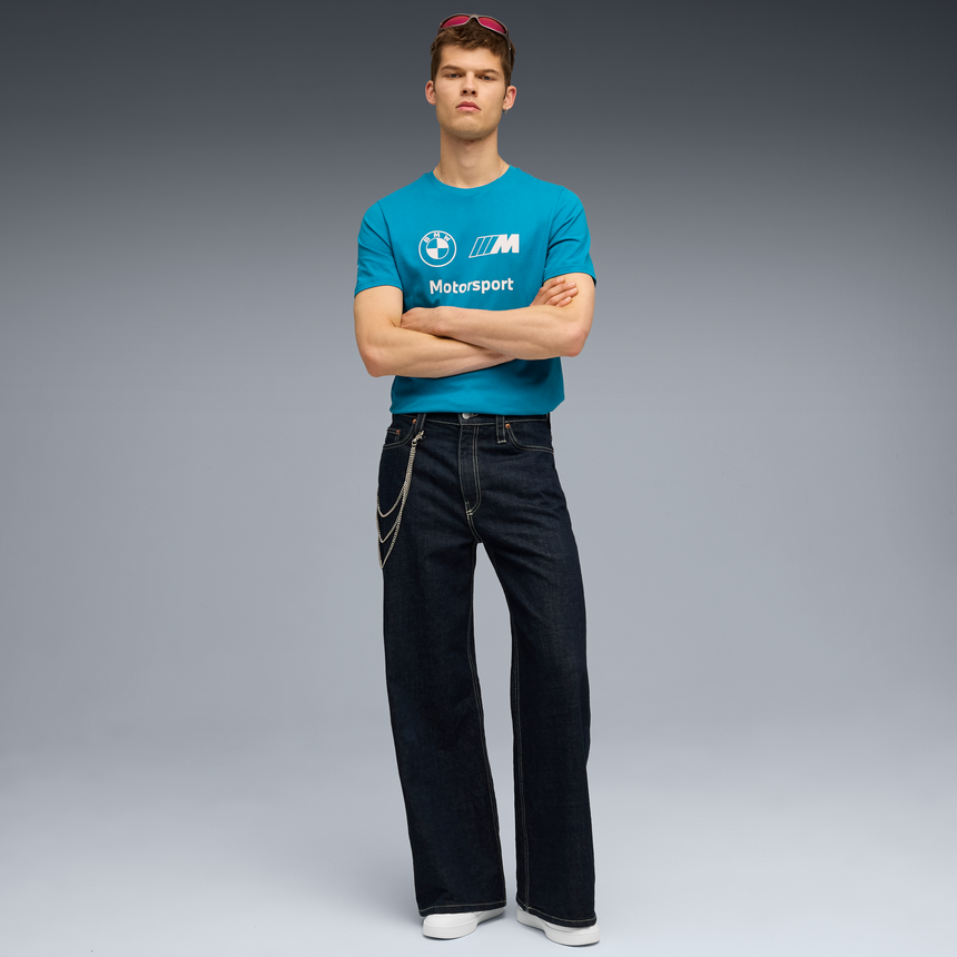 BMW logo t-shirt, Puma, Essential, MMS, blue š„