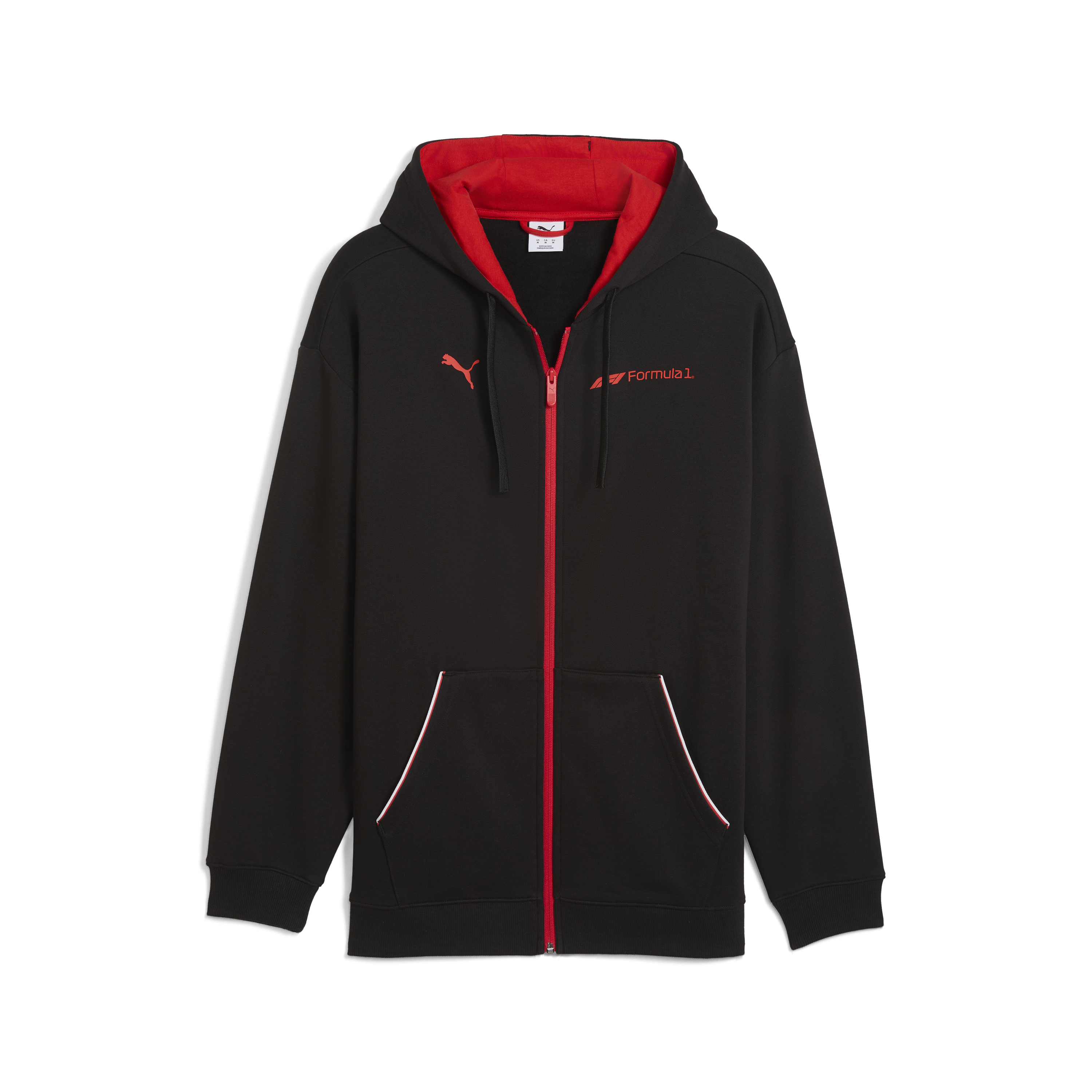 F1 hoodie, Puma, Essetial+, fullzip, black š„