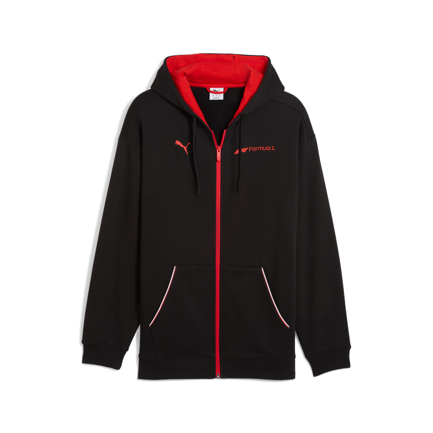 F1 hoodie, Puma, Essetial+, fullzip, black š„
