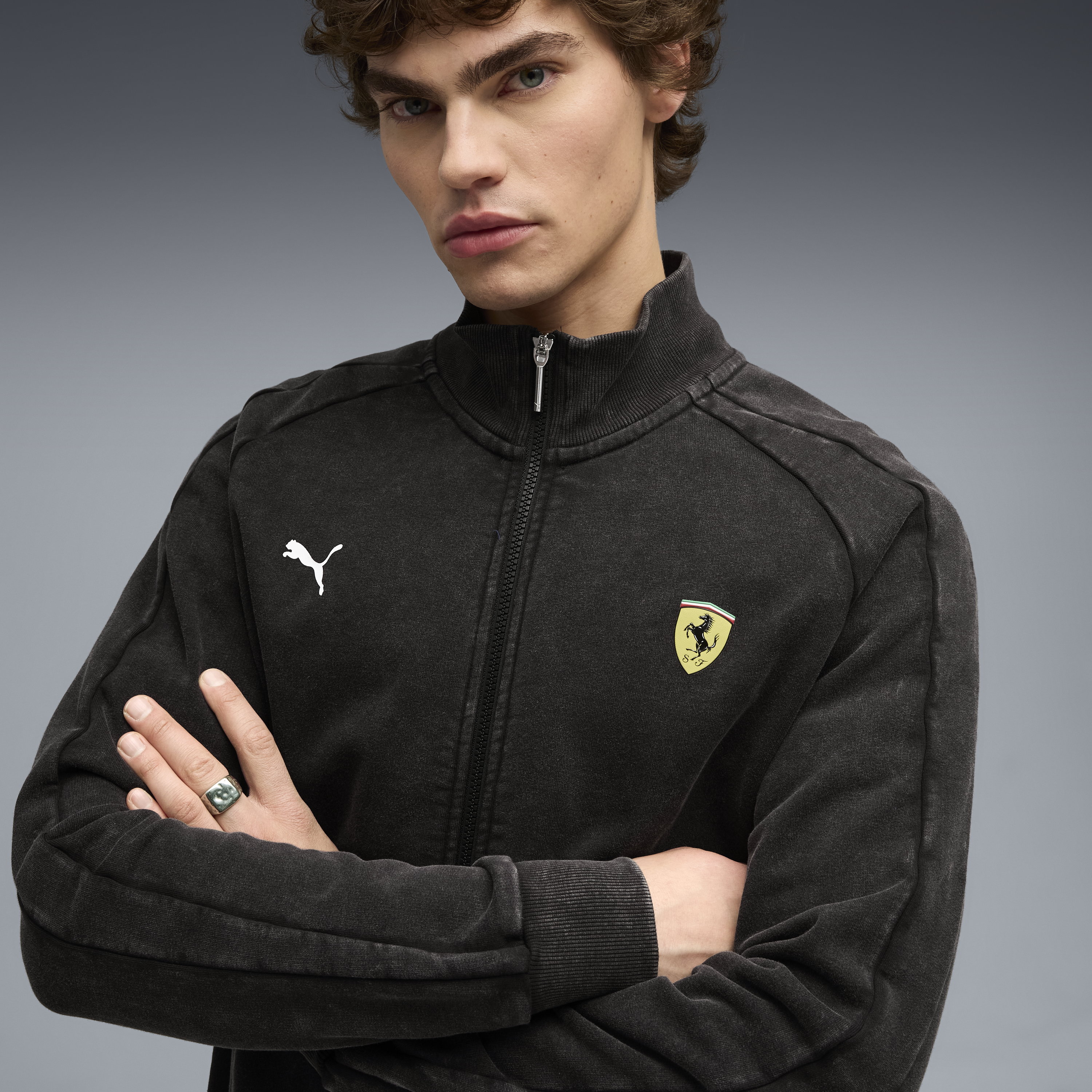 Ferrari jacket, Puma, T7, black š„