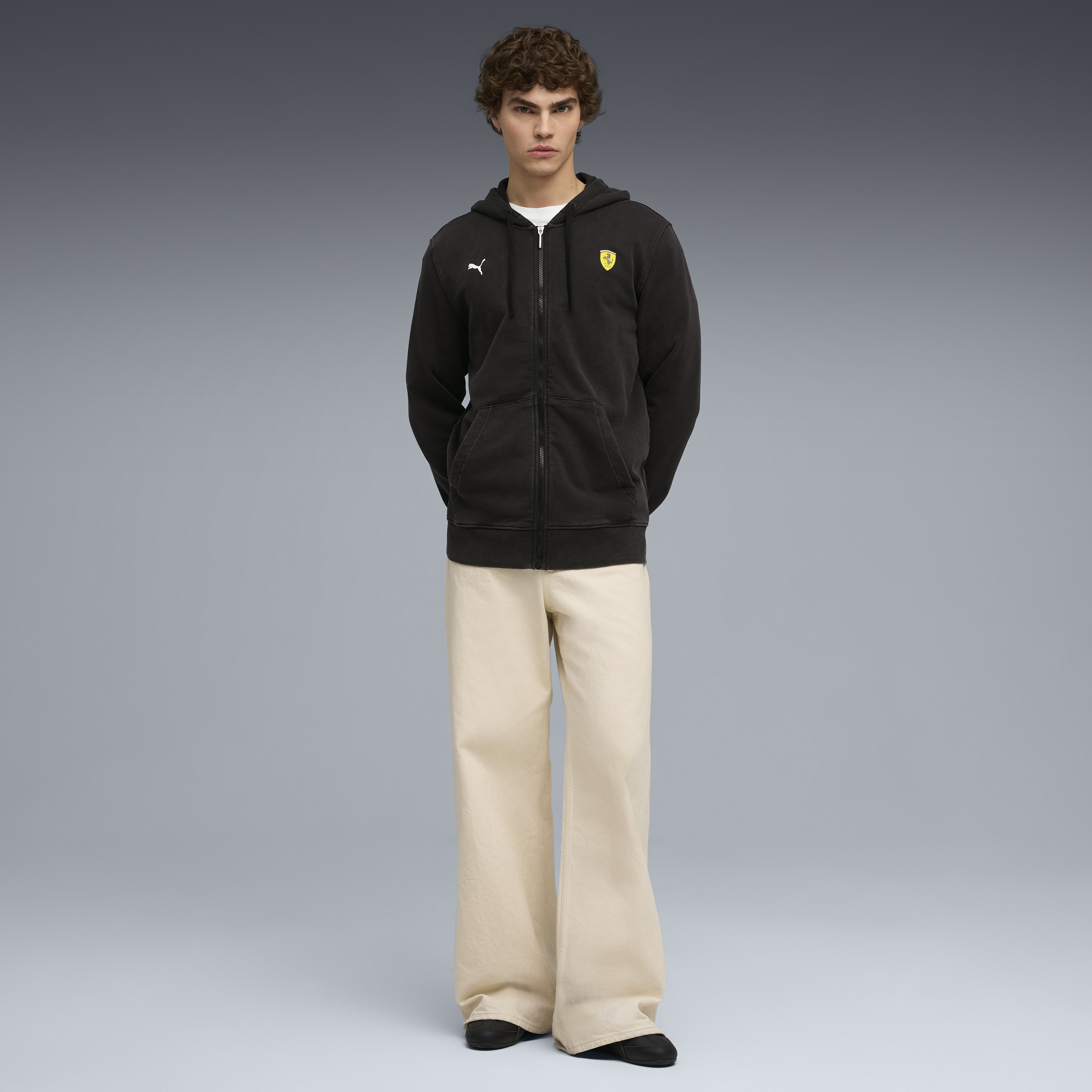 Ferrari zip-up hoodie, Puma, black š„