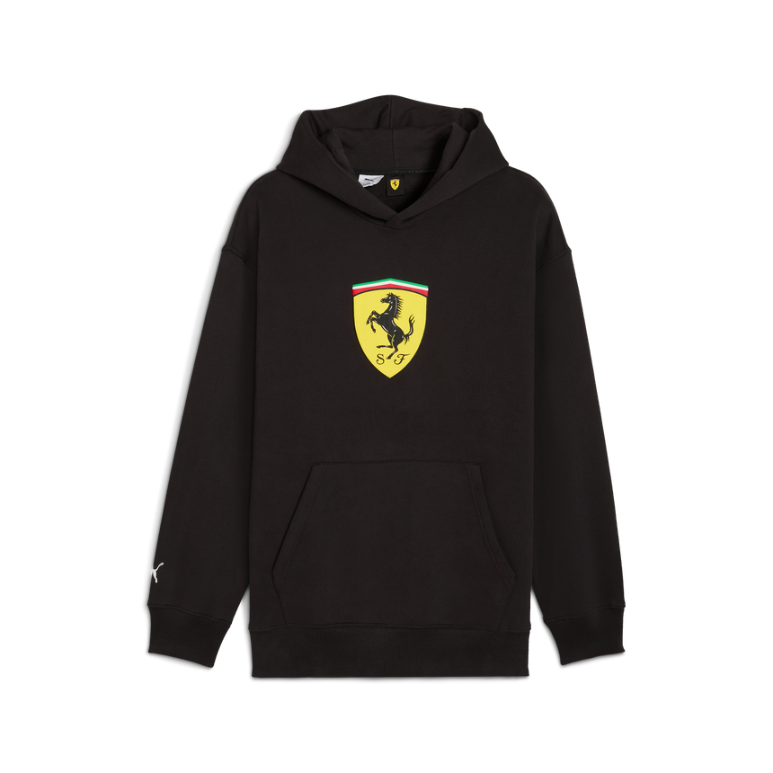 Ferrari hoodie, Puma, sportswear, shield logo, black š„