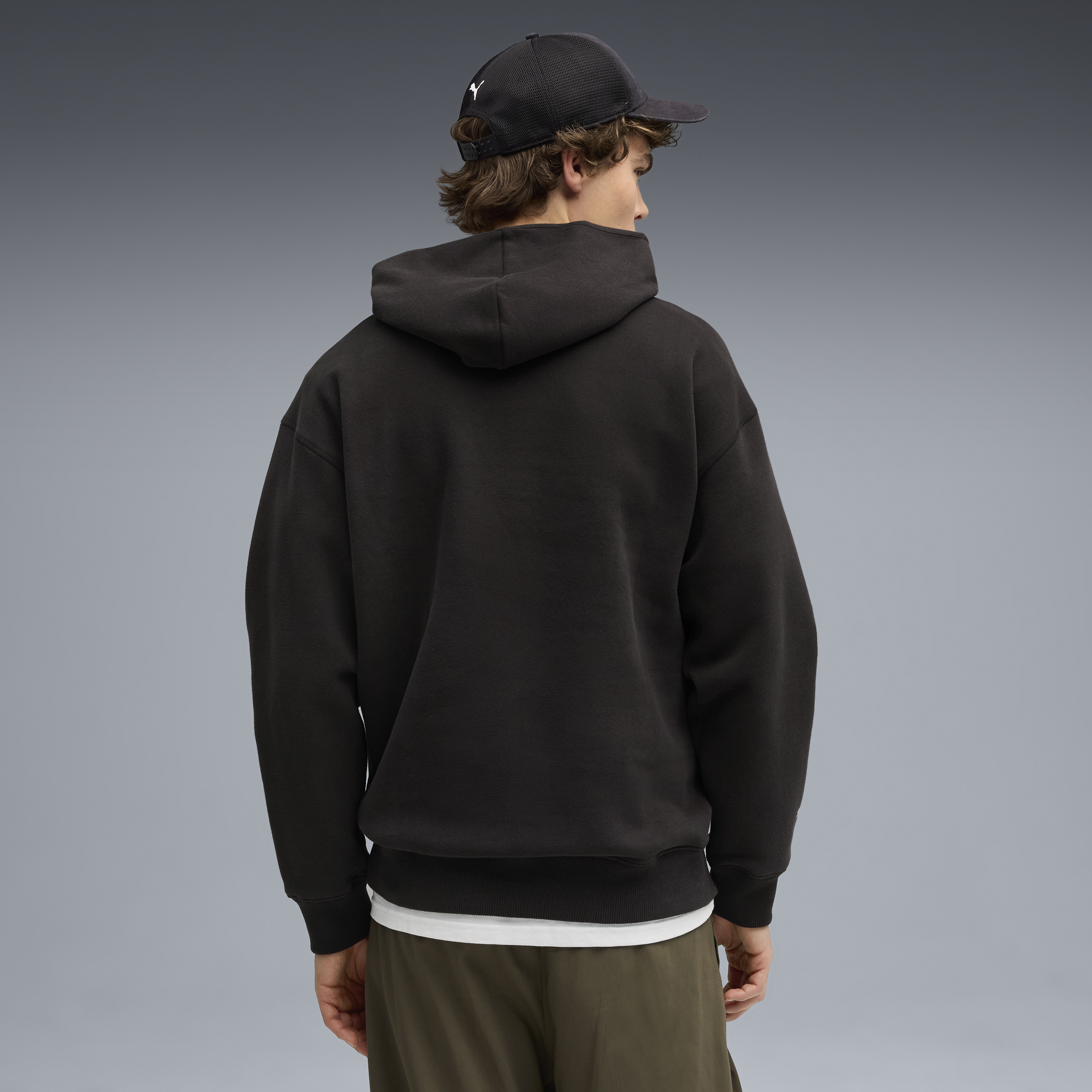 Ferrari hoodie, Puma, sportswear, shield logo, black š„