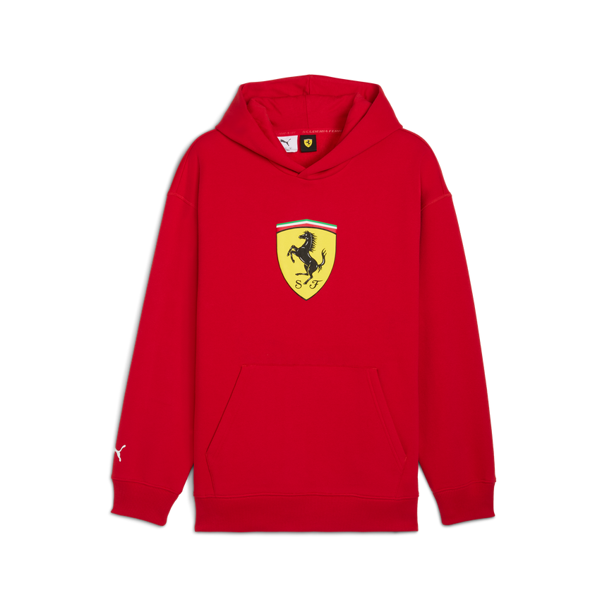 Ferrari hoodie, Puma, sportswear, shield logo, red š„
