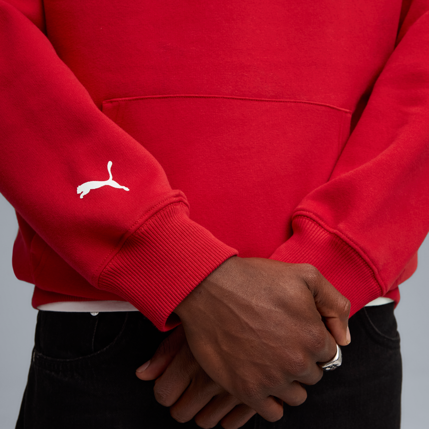 Ferrari hoodie, Puma, sportswear, shield logo, red š„