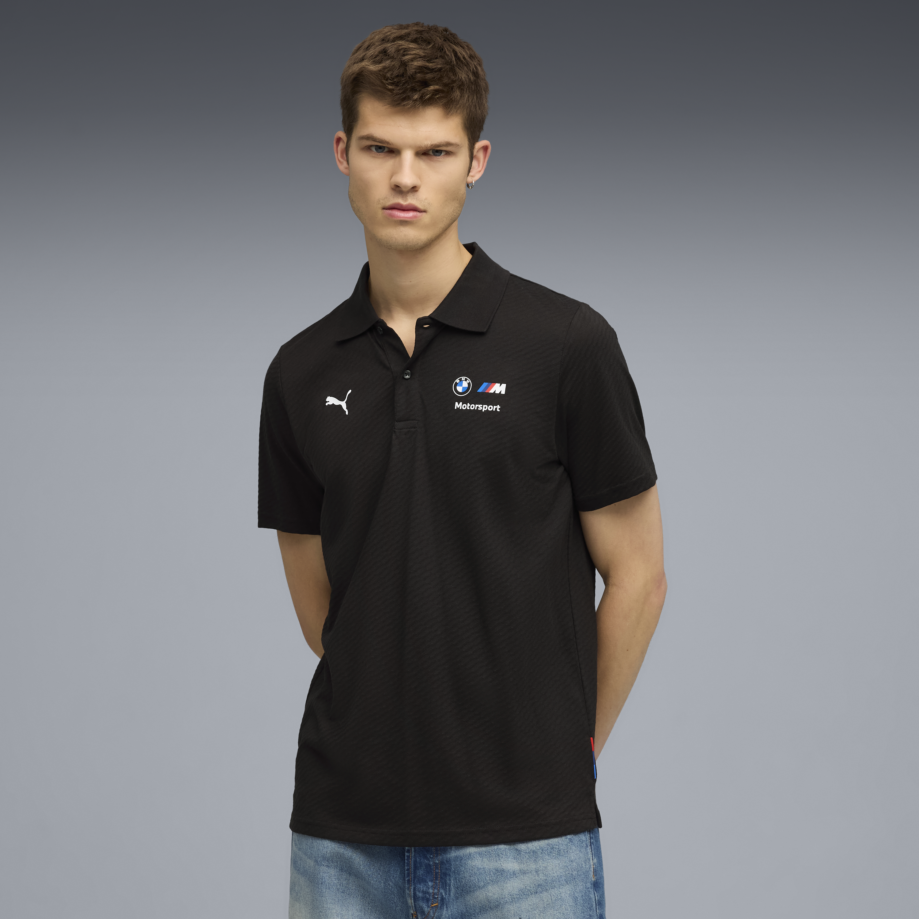 BMW jaquard polo, Puma, MMS, black š„