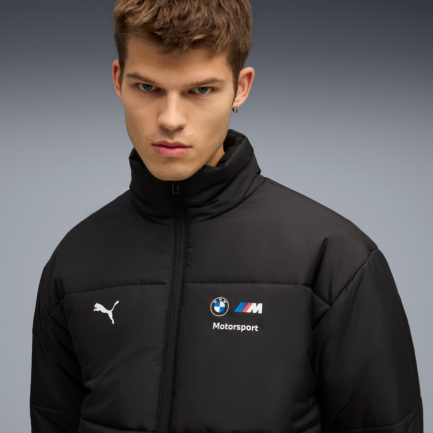 BMW puffer jacket, Puma, MMS, essential+, black š„