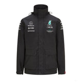 Mercedes Rainjacket, Team, Black, 2021 - FansBRANDS®