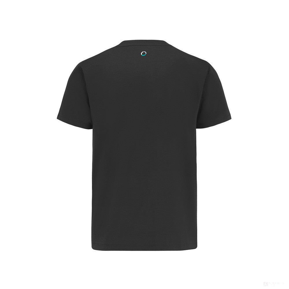 Mercedes T-Shirt, Small Logo, Black, 2022