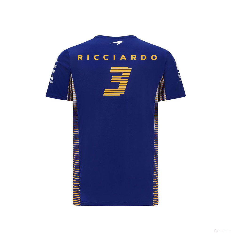McLaren T-shirt, Daniel Ricciardo, Blue, 2021 - FansBRANDS®