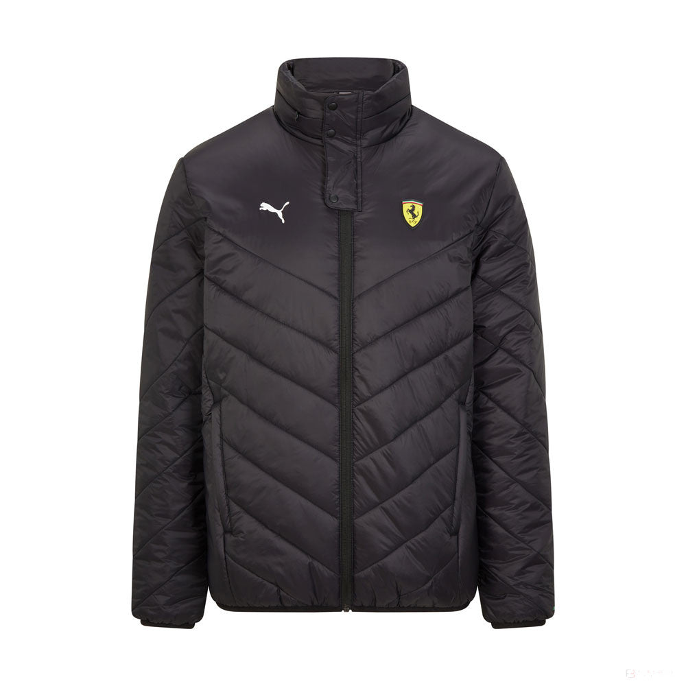 Ferrari Jacket, Scuderia Padded, Black, 2021 - FansBRANDS®