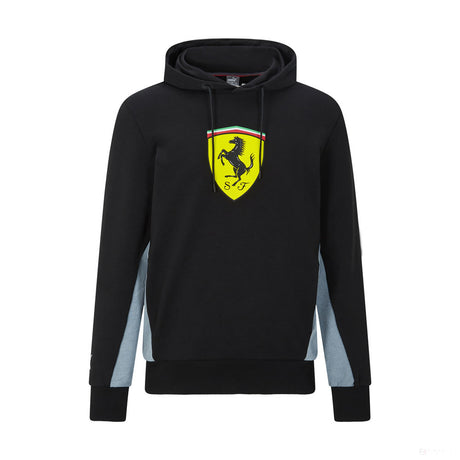 Ferrari Sweater, Shield, Black, 2021 - FansBRANDS®