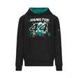 Mercedes Lewis Hamilton Kids Sweatshirt, LEWIS #44, Black, 2022 - FansBRANDS®