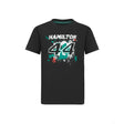 Mercedes Lewis Hamilton Kids T-Shirt, LEWIS #44, Black, 2022 - FansBRANDS®