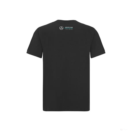 Mercedes Lewis Hamilton Kids T-Shirt, LEWIS #44, Black, 2022 - FansBRANDS®