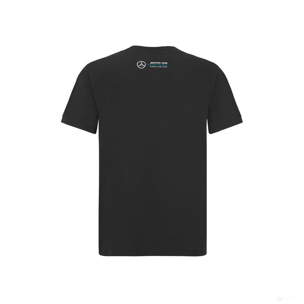 Mercedes Lewis Hamilton Kids T-Shirt, LEWIS #44, Black, 2022 - FansBRANDS®