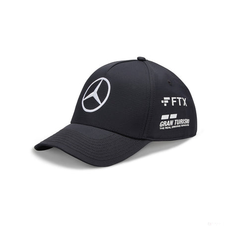 Mercedes Baseball Cap, Lewis Hamilton, Adult, Black, 2022 - FansBRANDS®
