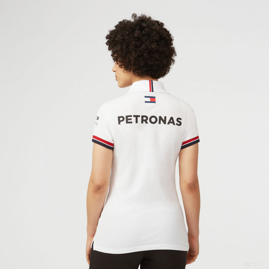 Mercedes Womens Polo, Team, White, 2022 - FansBRANDS®