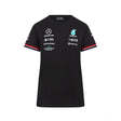 Mercedes Womens T-Shirt, Team, Black, 2022 - FansBRANDS®