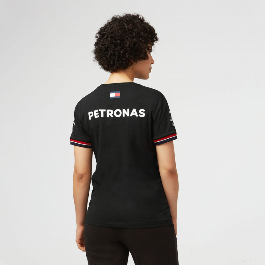 Mercedes Womens T-Shirt, Team, Black, 2022 - FansBRANDS®