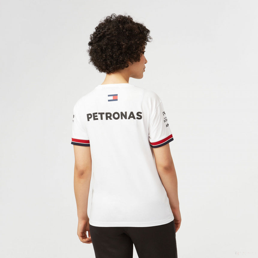 Mercedes Womens T-Shirt, Team, White, 2022 - FansBRANDS®