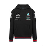 Mercedes Hooded Kids Sweater, Team, Black, 2022 - FansBRANDS®