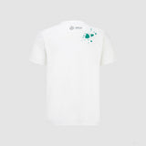 Mercedes George Russell T-Shirt, GEORGE #63, White, 2022 - FansBRANDS®