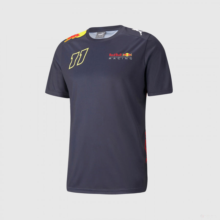 Red Bull T-Shirt, Sergio Perez Driver CHECO, Blue, 2022 - FansBRANDS®